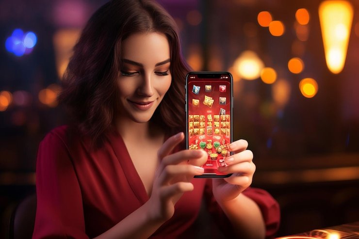 Mobile screen showing Mesin Arcade game interface on gf777 apk